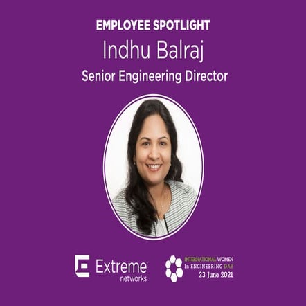 Employee Spotlight: Indhu Balraj