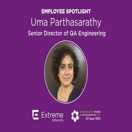 Employee Spotlight: Uma Parthasarathy