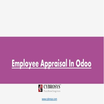 Employee appraisal in odoo