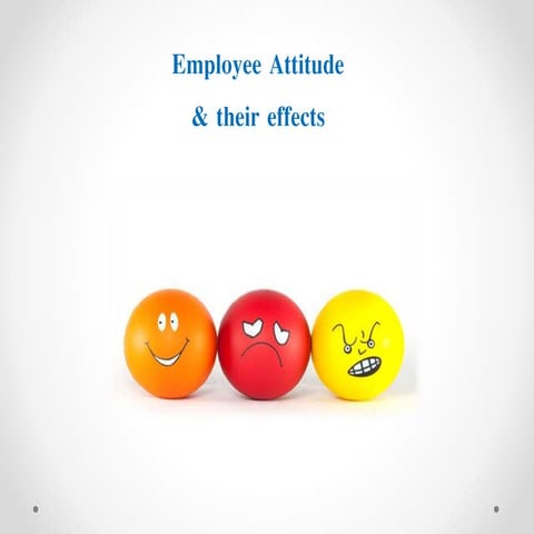 Employee Attitudes And Their Effects | PowerPoint Presentation