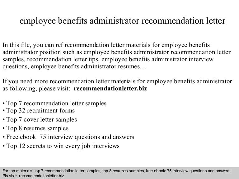 job description for benefits administrator