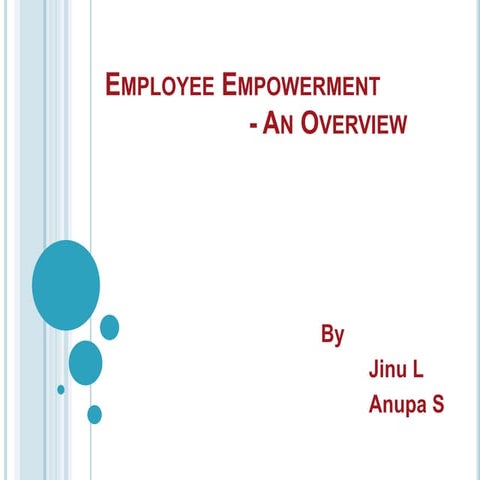 Employee empowerment