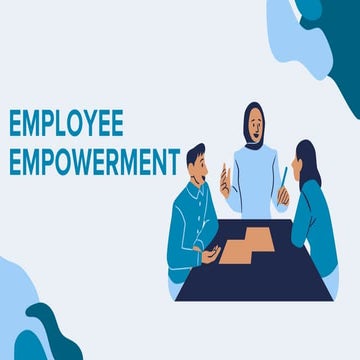 Employee empowerment human resource management