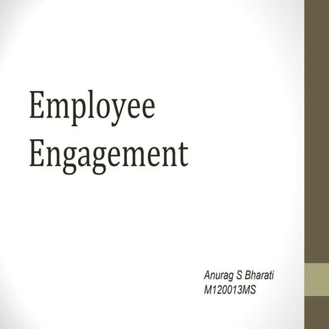 Employee engagement