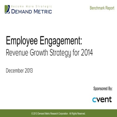 Employee Engagement Benchmark Report