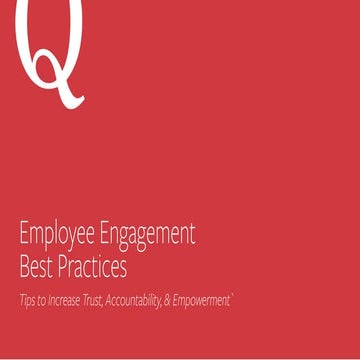 Employee Engagement Best Practices: Survey Process Tips to Improve Trust, Acc...