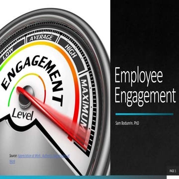 Employee engagement nke ppt