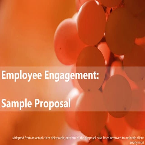 Employee Engagement Proposal