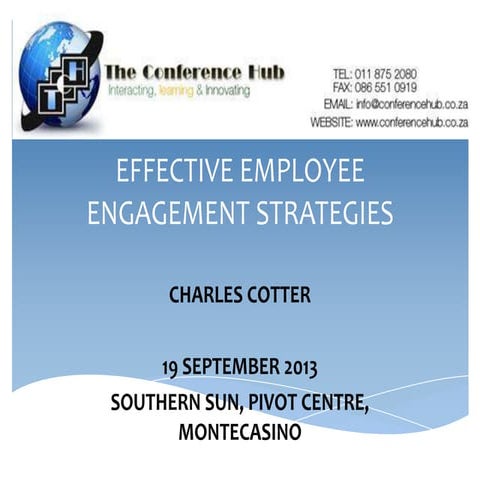 Employee Engagement Strategies Conference Hub