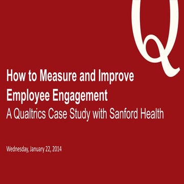 How to Measure and Improve Employee Engagement - A Qualtrics Case Study with ...