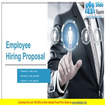 Employee Hiring Proposal PowerPoint Presentation Slides