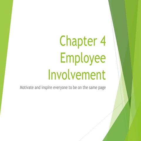TQM Employee Involvement , TQM Concepts.ppt