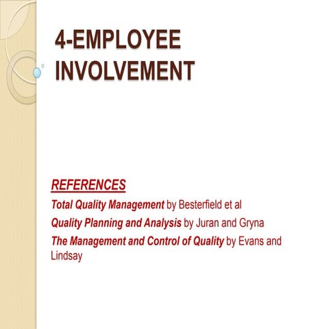Employee involvement (3)