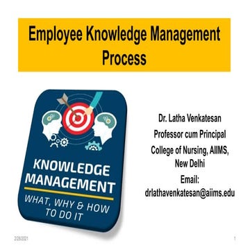 Employee knowledge management  process