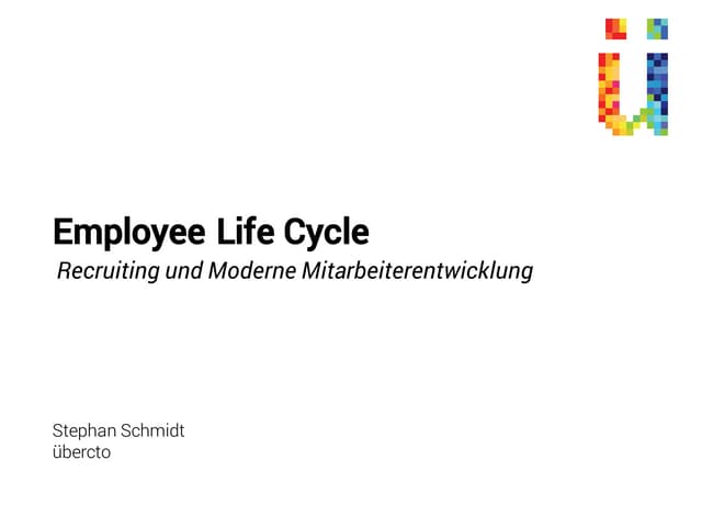 Employee Live Cycle JAX 2016