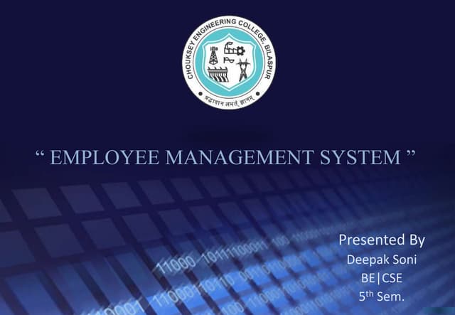 Employee Management System | PPTX