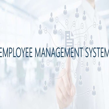 Employee management system