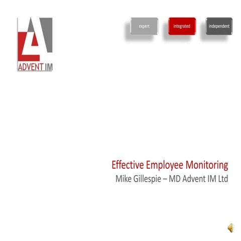 Employee monitoring updated
