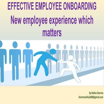 Effective Employee onboarding