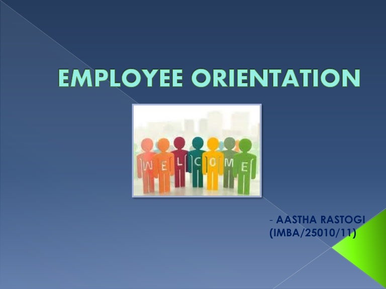 Employee orientation