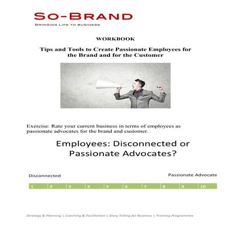 Employee Passion for Brand Workbook