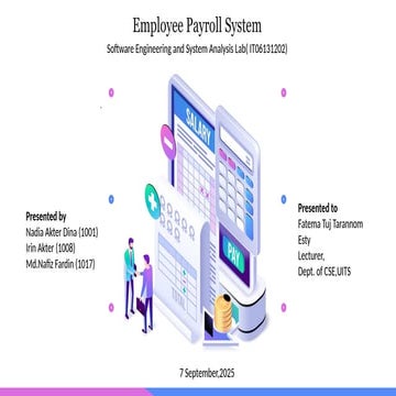 Comprehensive Employee Payroll System for Accurate and Efficient ...
