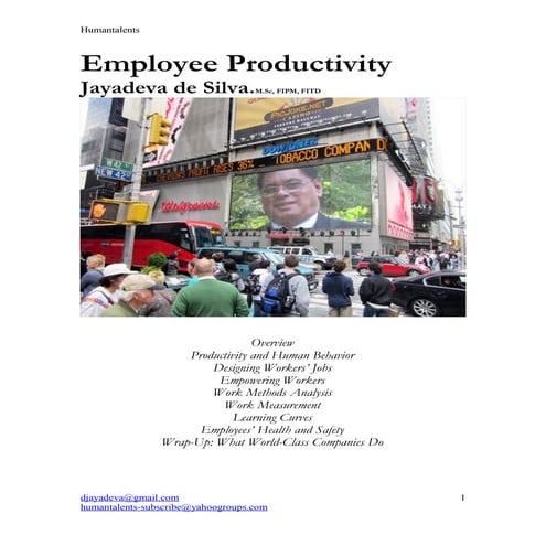 Employee productivity