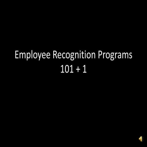 Employee recognition program   ylp presentation