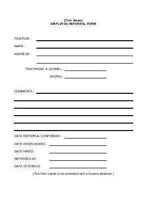 Referral Form Referral Pad Samples By Specialty Referral Pad