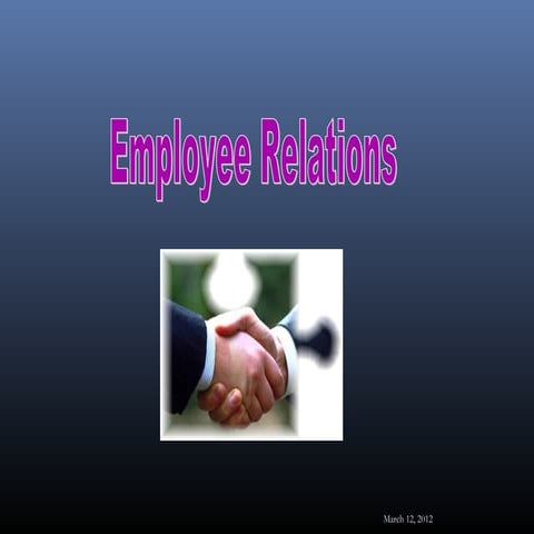 Employee relation