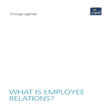 Employee relations