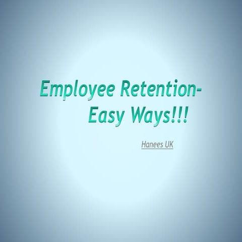 Employee retention