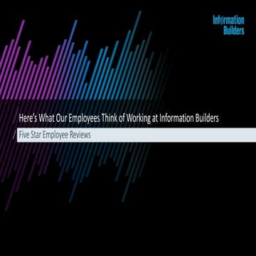 What Employees Think of Working at Information Builders