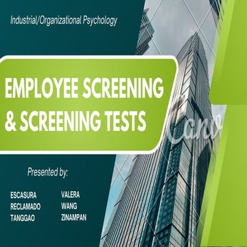 EMPLOYEE SCREENING & SCREENING TESTS (GROUP 01).pdf