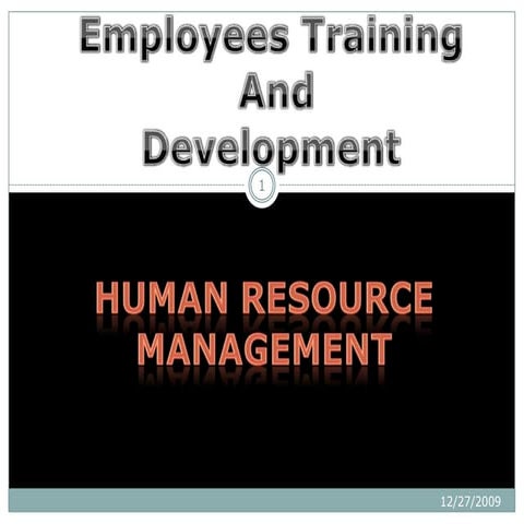 Employees Training