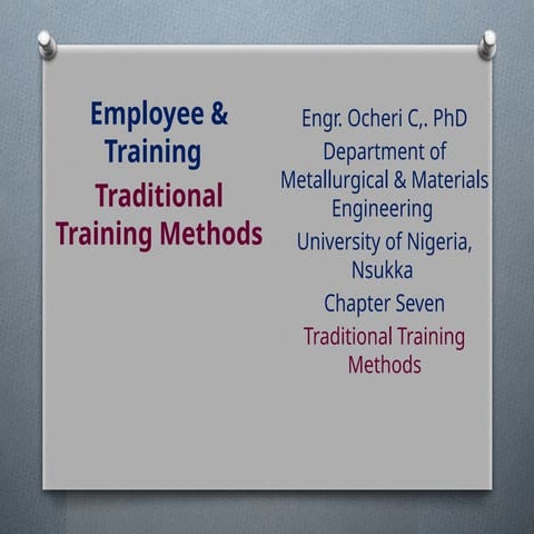 Methods Of Training | PPTX
