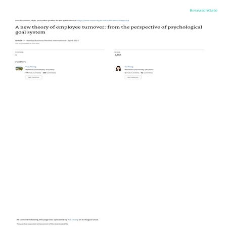 Employee turnover journal yang bisa dijadikan acuan .pdf