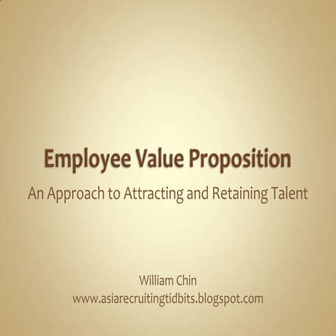 Employee Value Proposition Blog Version