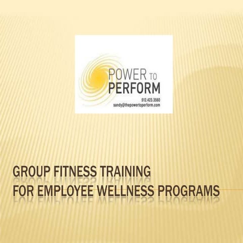 Employee wellnessfitness 2012