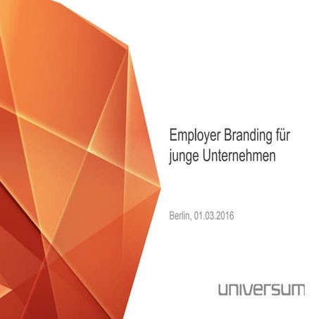 Networking Event: Employer Branding für junge Unternehmen