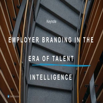 Employer Branding in the Era of Talent Intelligence
