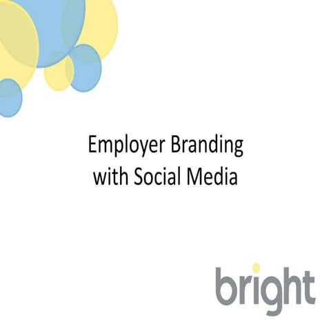 Employer branding with Social Media