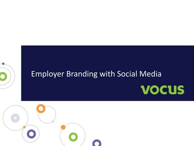 Employer branding with social media...