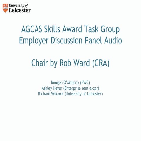 AGCAS Skills Award Task Group 12th January 2012