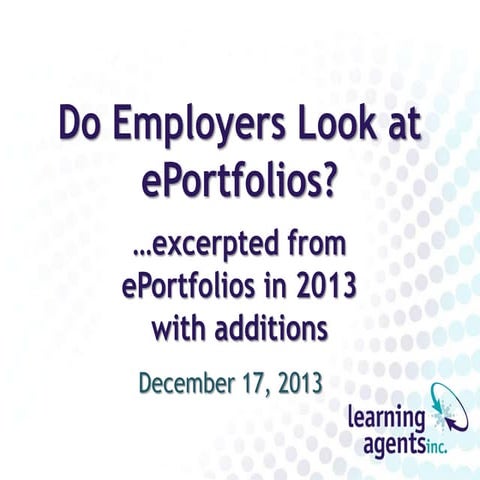 Do Employers Look at ePortfolios?
