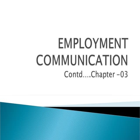 E M P L O Y M E N T  C O M M U N I C A T I O N...03