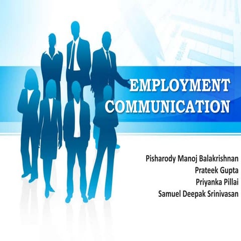 Employment communication