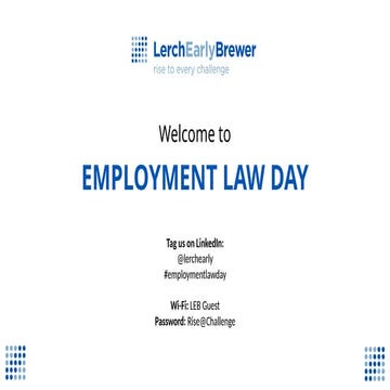 Intelligently Employing AI in Employment Matters