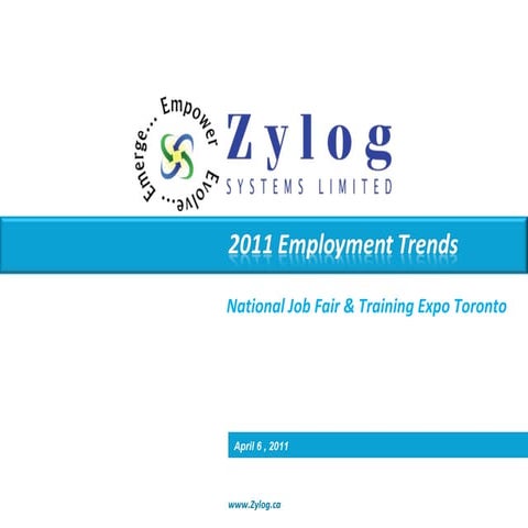 Employment trends 2011 by zylog