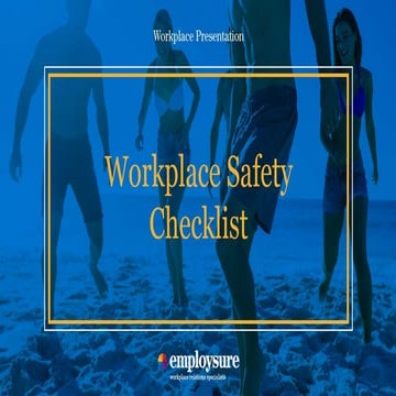 Employsure Workplace Presentation | Workplace Safety Checklist 